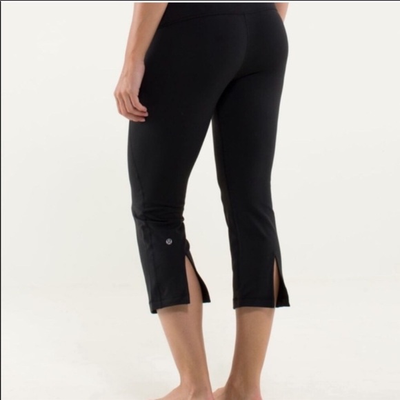 Capri Yoga Pants With Slits